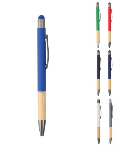 OPUS - Metal Ball Pen with Bamboo Grip